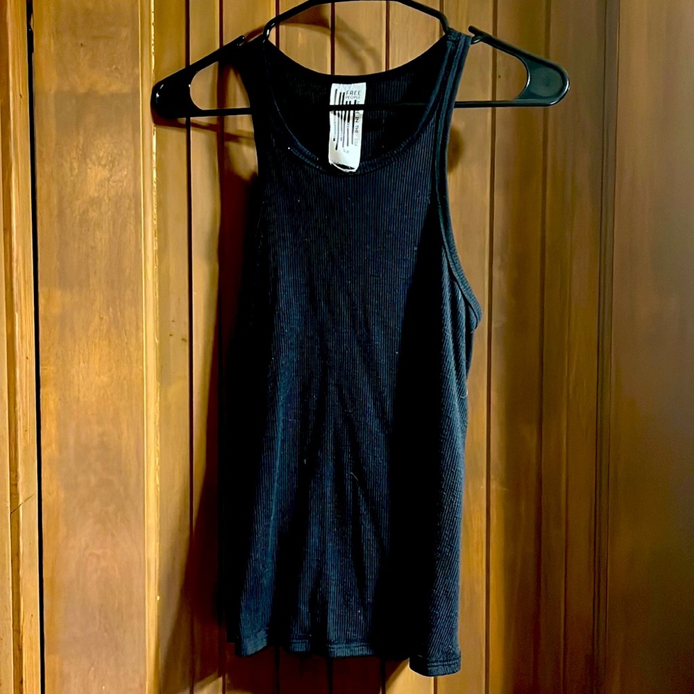 Free people black tank size S
